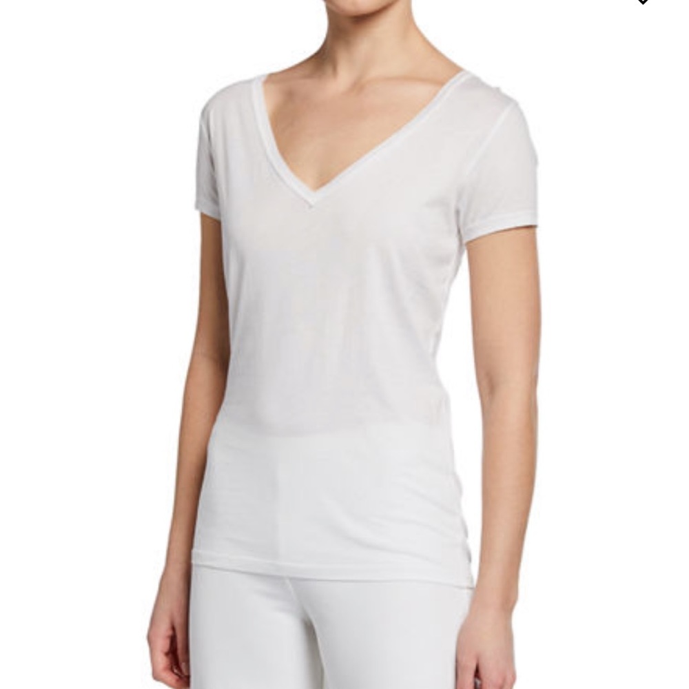Skin Easy V Neck Cotton Tee